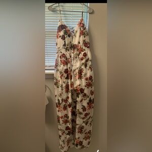 Floral Print Jumpsuit